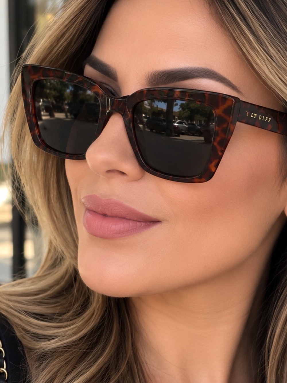 Diff Karlie Tortoiseshell Cat-Eye Sunglasses - Brown